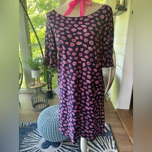 Lilly Pulitzer Bocce Lips Kiss Somerset Dress Medium